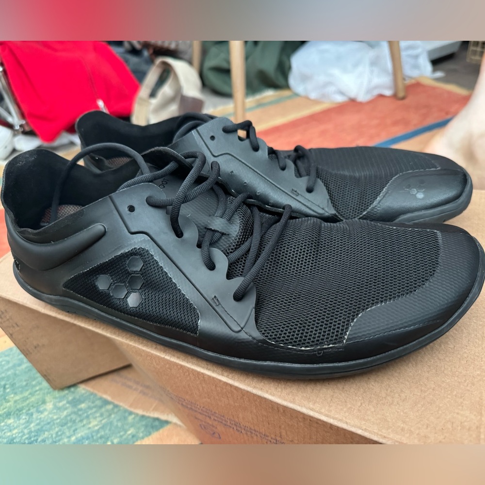 Vivobarefoot Primus Lite III Obsidian Shoes Men’s Size 46 US12